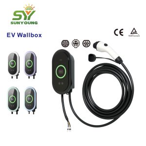 EV Wallbox SY-AC7000B，RCD , short-circuit, overcurrent and overvoltage, undervoltage and overtemperature protection.