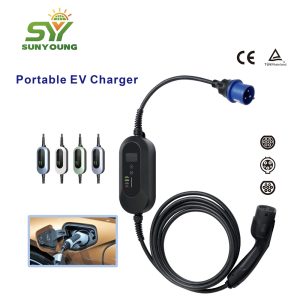 Portable EV Charger SY-AC3500A SY-AC7000A，RCD , short-circuit, overcurrent and overvoltage, undervoltage and overtemperature protection.