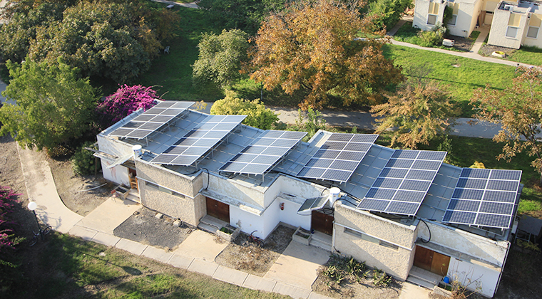 Israel Ein Hanatziv rooftop solar project Location: Israel